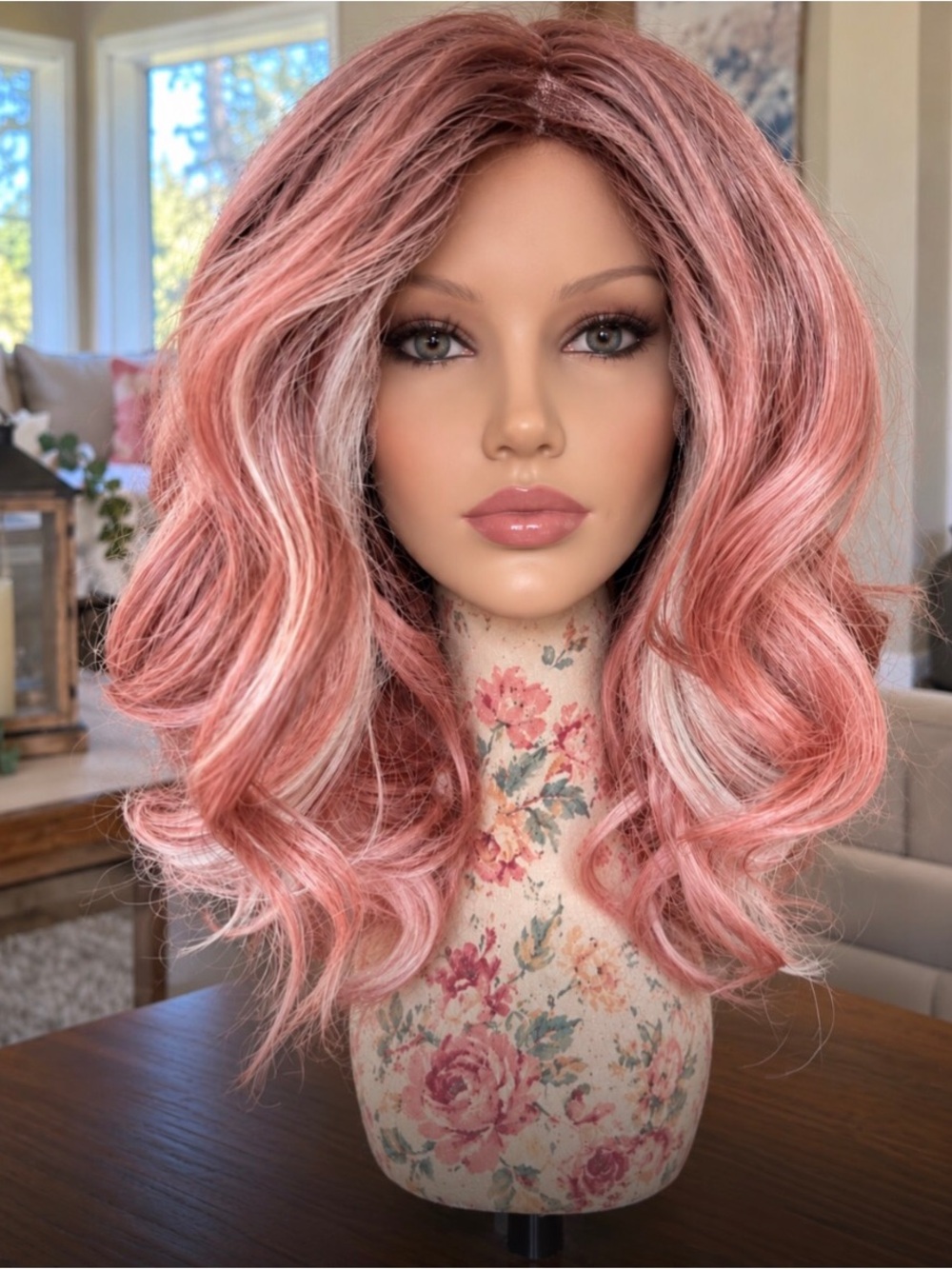 Martini Wigs “Goldie Rose” Blush Pink Bob